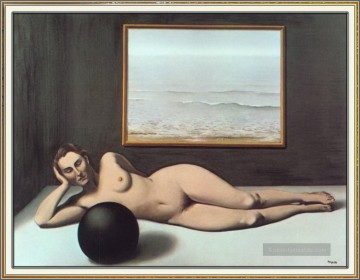 Badende zwischen Licht und Dunkelheit 1935 Surrealismus Ölgemälde